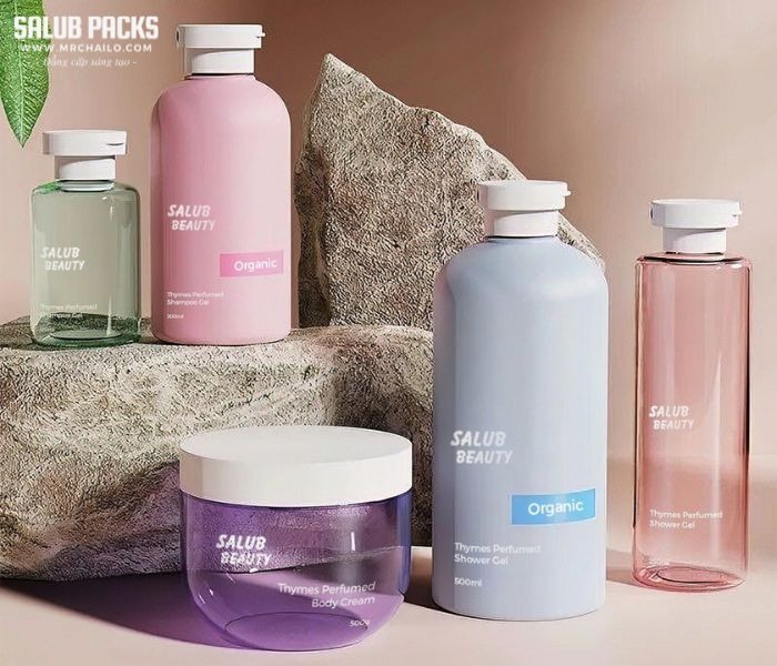 Dịch vụ in logo lên chai lọ và thiết kế packaging mỹ phẩm chuyên nghiệp
