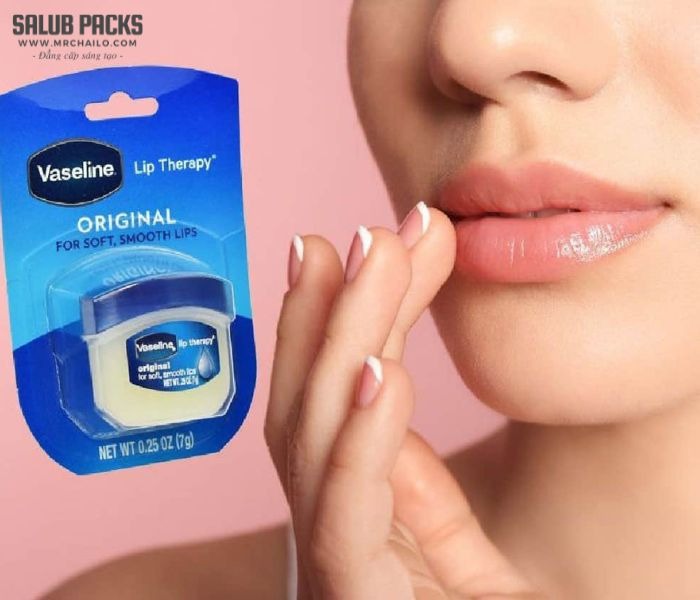 Công dụng của Vaseline trong dưỡng môi mềm mại và giảm bong tróc