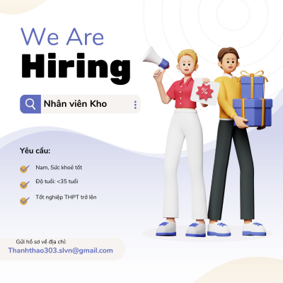 White And Blue Playful Illustrative Hiring Linkedin Post