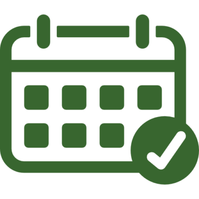 calendar with check mark