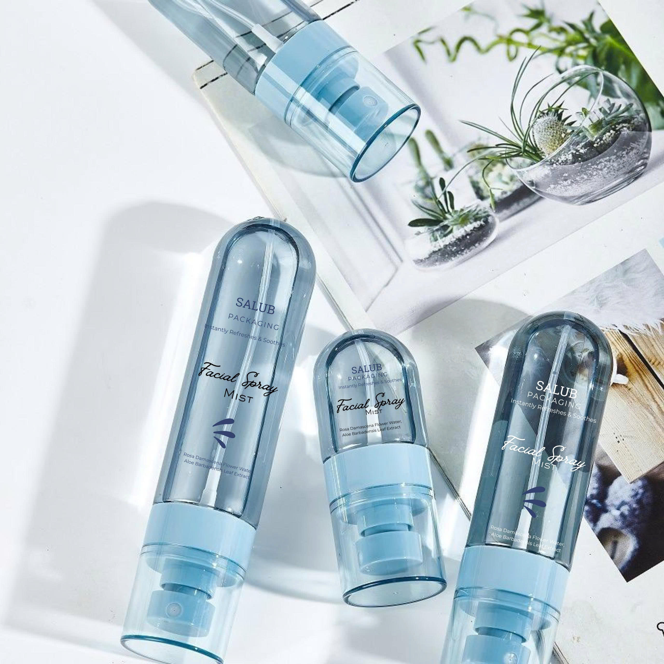 Chai lọ nhựa PET, PETG và Acrylic đựng mỹ phẩm của Salub Packs