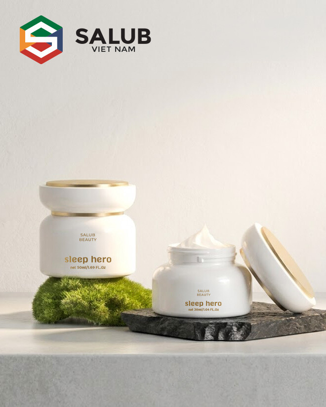 Chi tiết ép nhũ và khắc laser trên bao bì mỹ phẩm cao cấp luxury