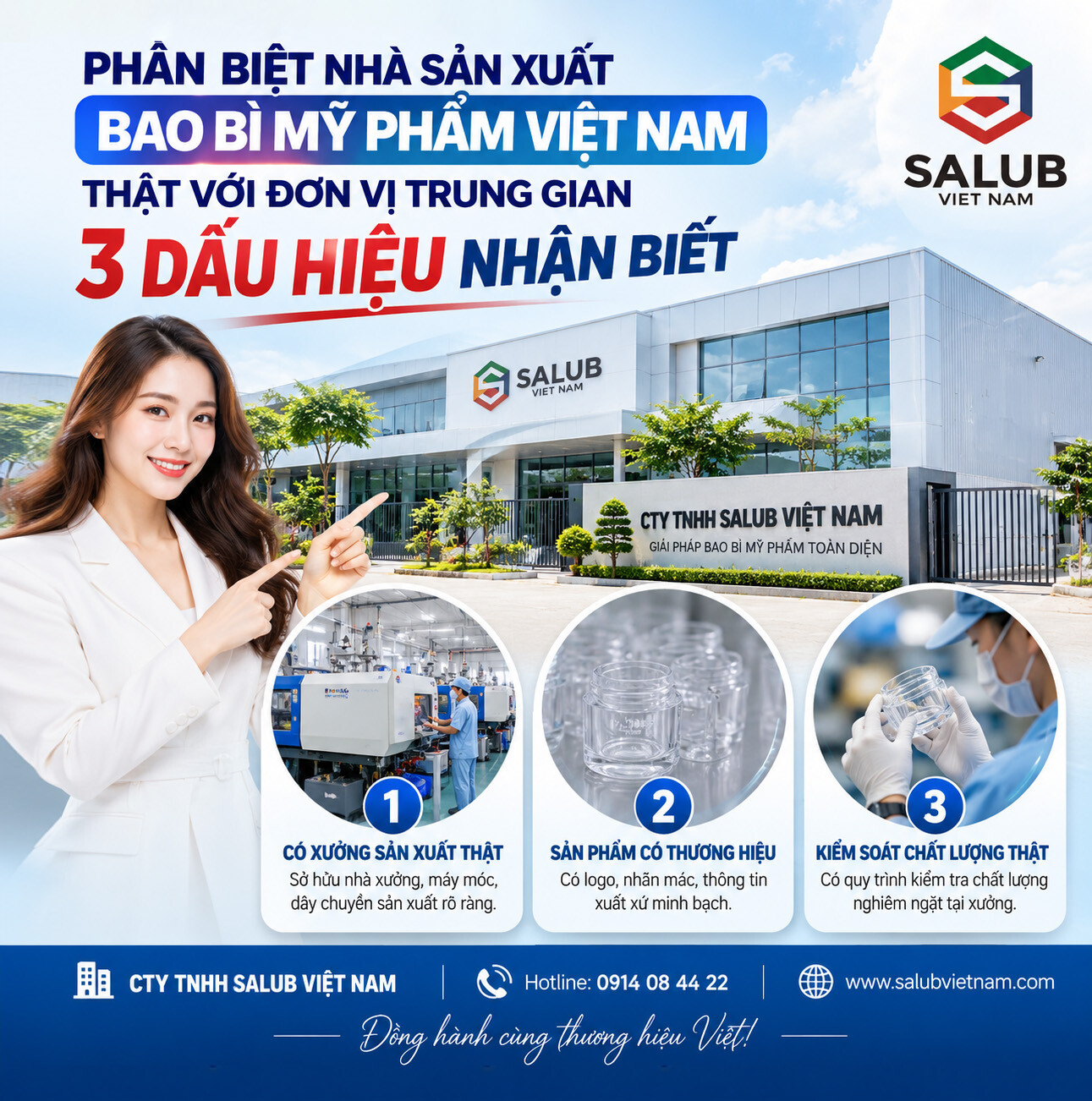 Phân biệt nhà sản xuất bao bì mỹ phẩm Việt Nam thật với đơn vị trung gian